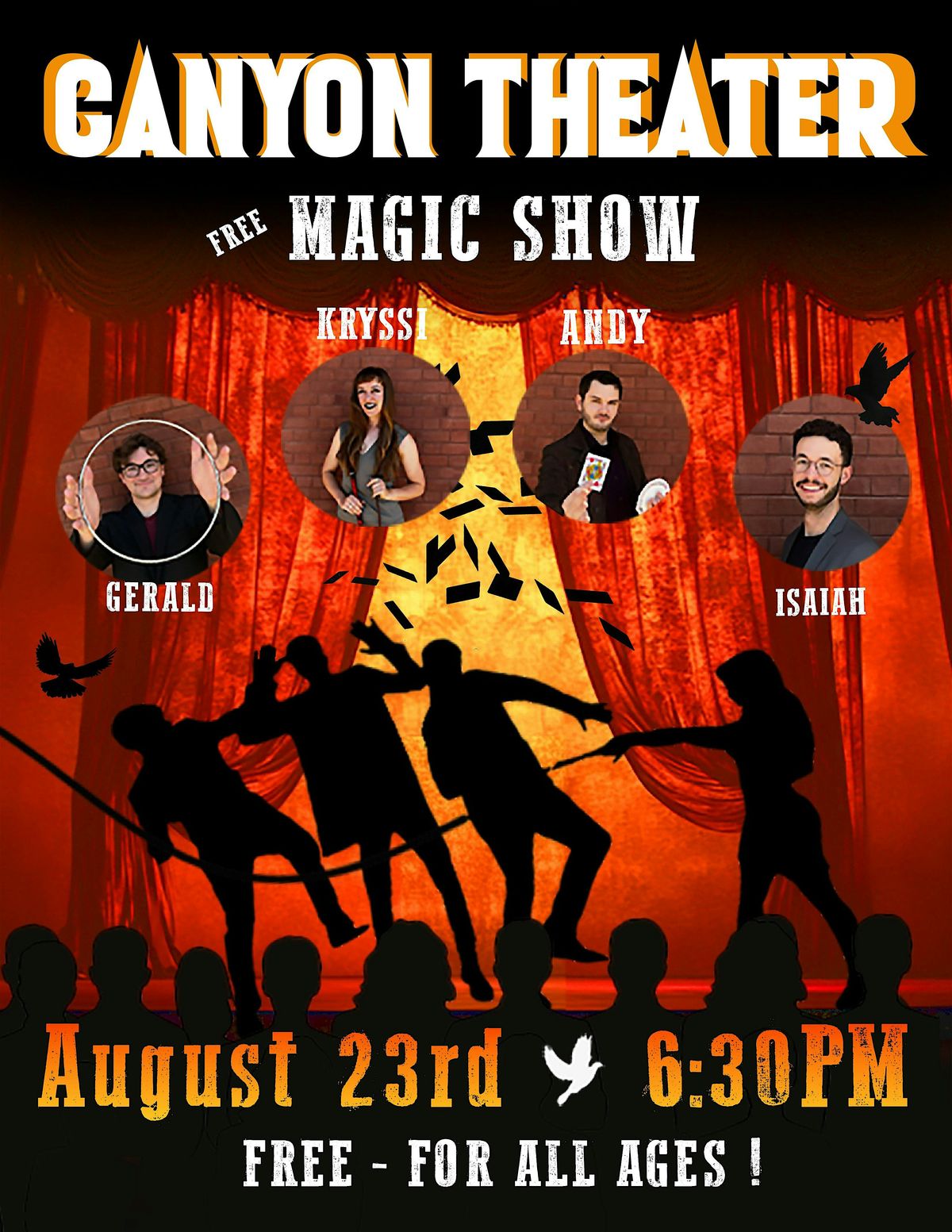 Canyon Magic Show, 23 August | Event in Boulder | AllEvents