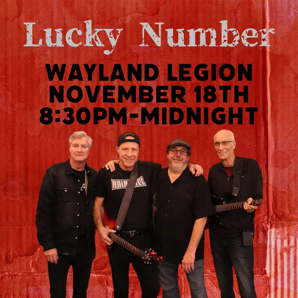 Wayland Legion , Wayland American Legion, November 18 to November 19