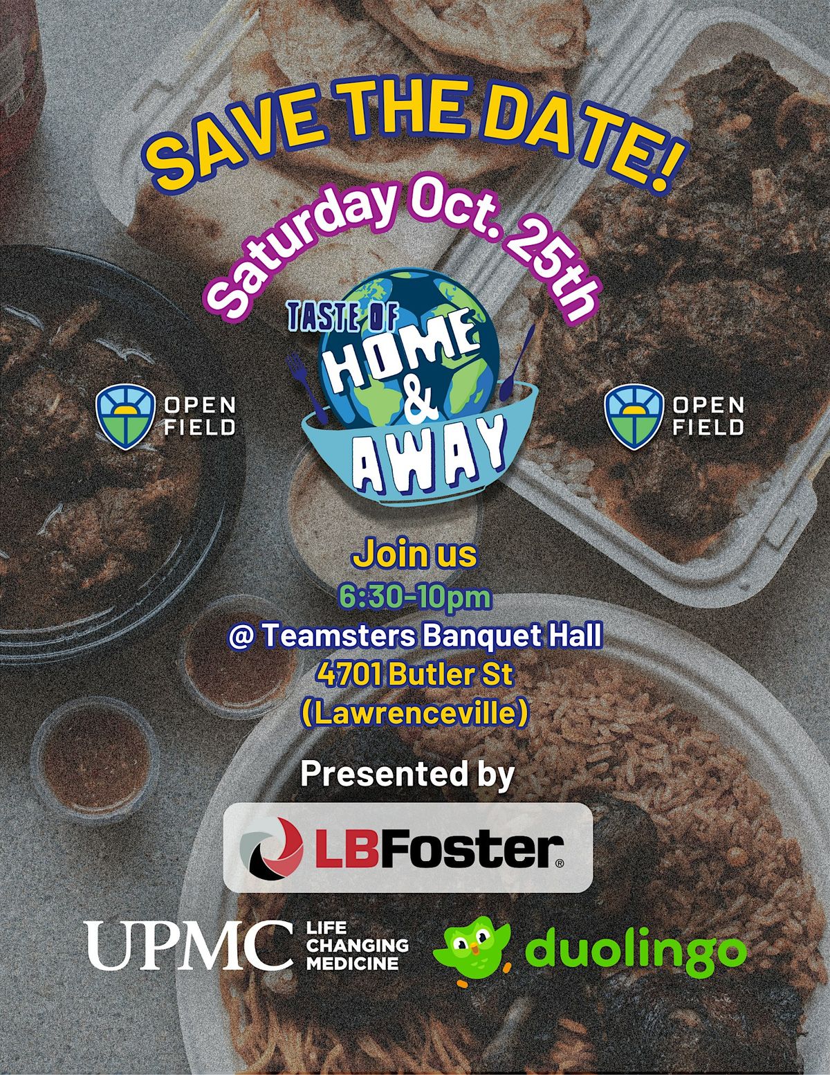 Taste of Home and Away 2025, 25 October | Event in Pittsburgh | AllEvents