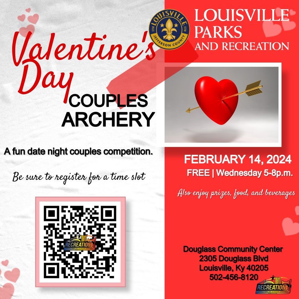 Couples Archery , Douglass Community Center, Louisville, February 14
