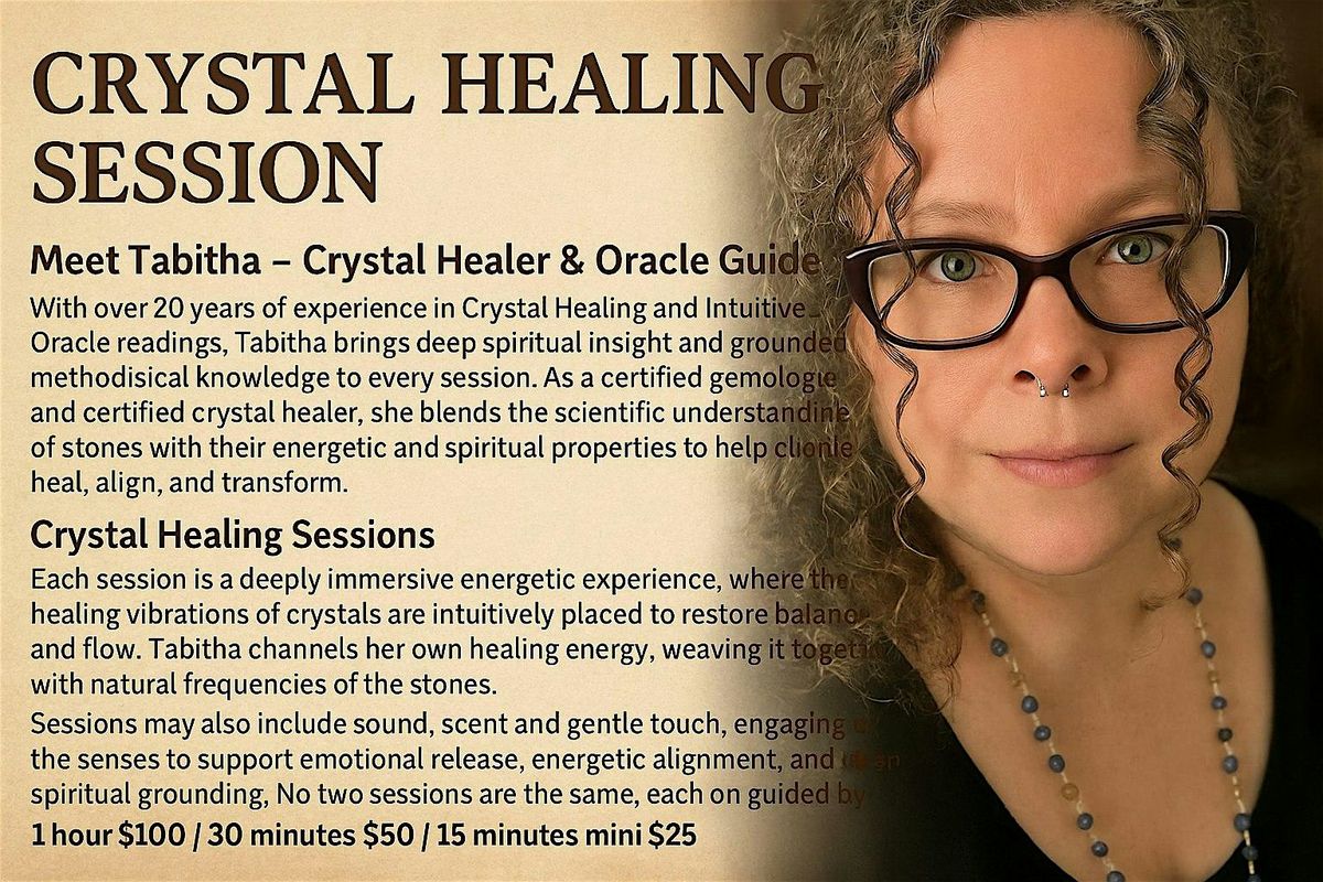 Crystal Healing Reiki Session with Tabitha Schneider | Event in Savannah | AllEvents
