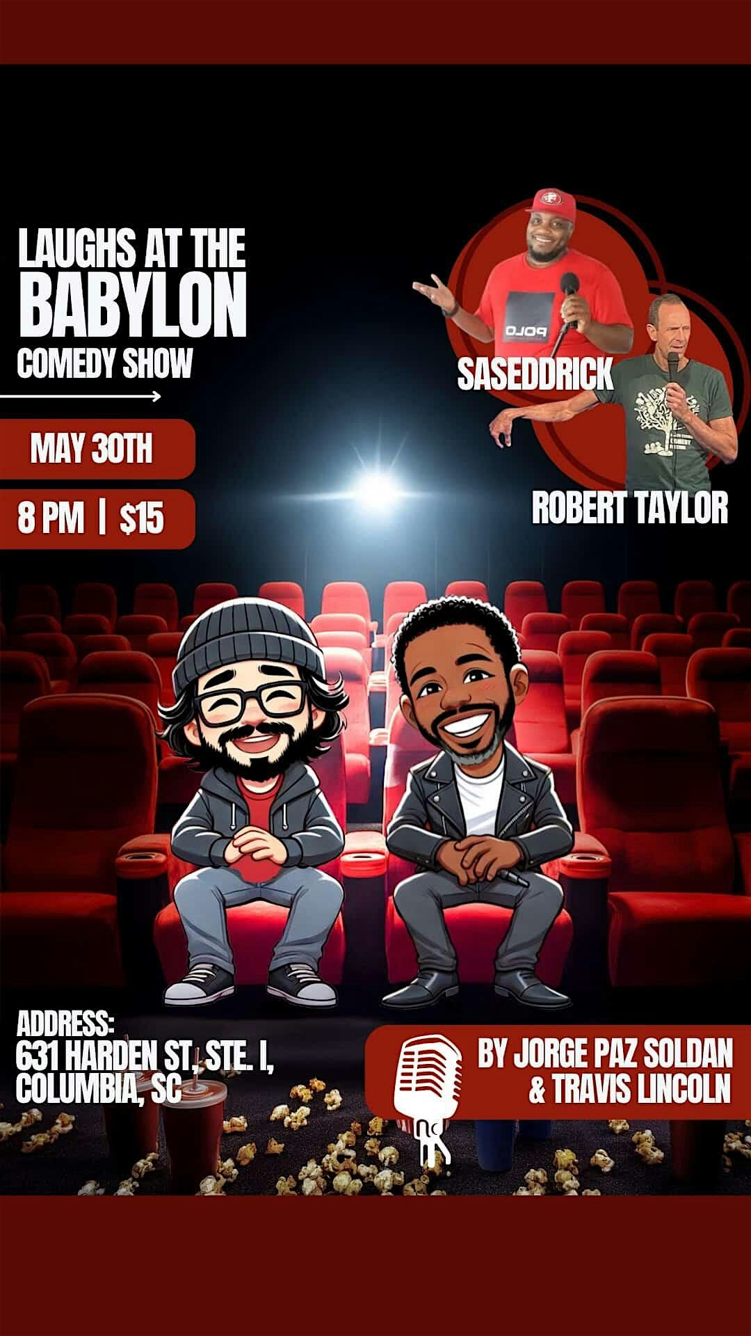 Laughs @ The BABYLON, 30 May | Event in Columbia | AllEvents