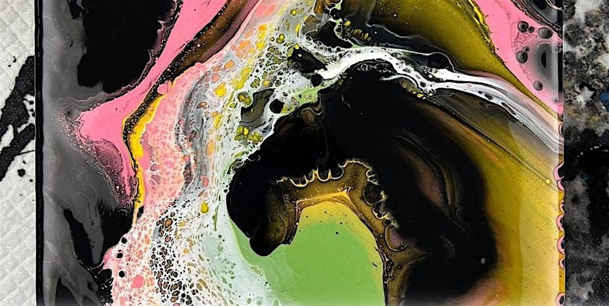 Champainting: Acrylic Pour Workshop with Jacqueline Curran, 30 November | Event in Ayr | AllEvents