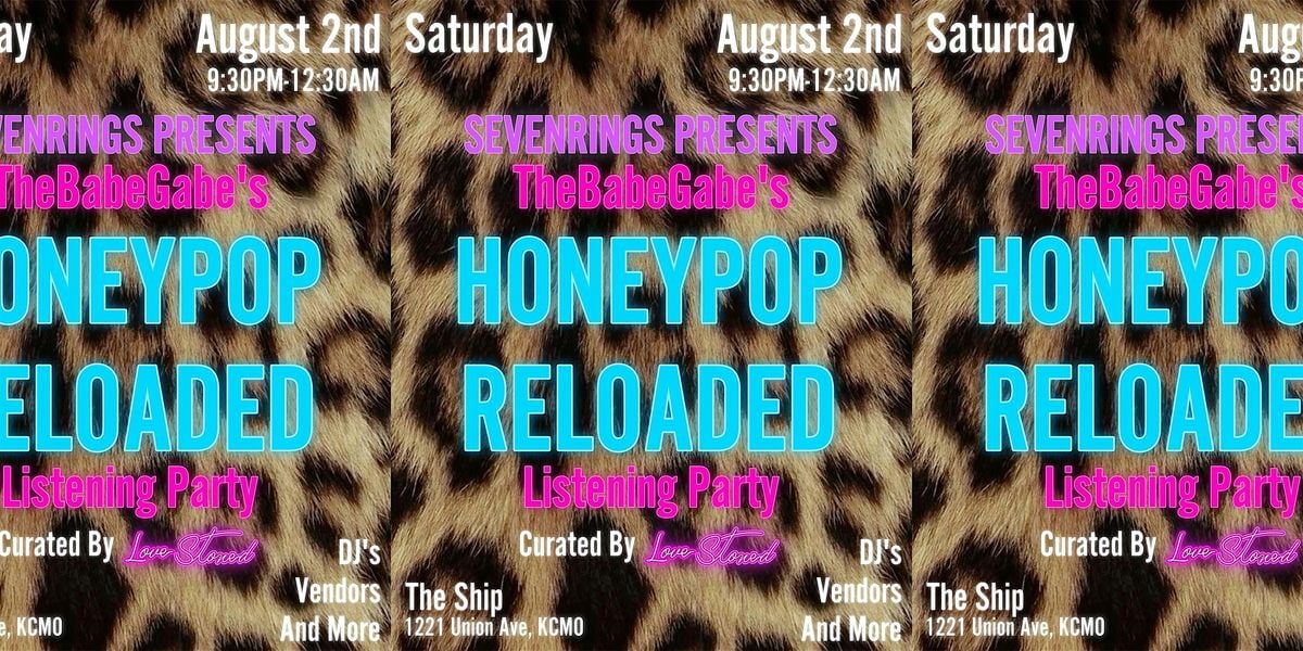 HONEYPOP RELOADED with TheBabeGabe, 2 August | Event in Kansas City | AllEvents