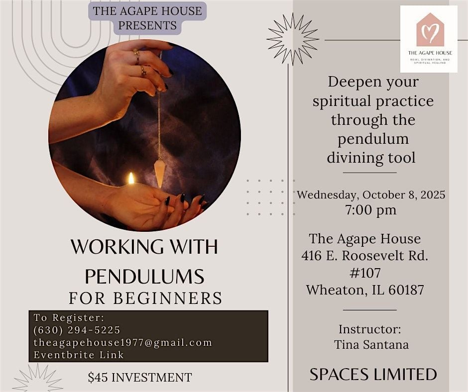 Working with Pendulums, 8 October | Event in Wheaton | AllEvents