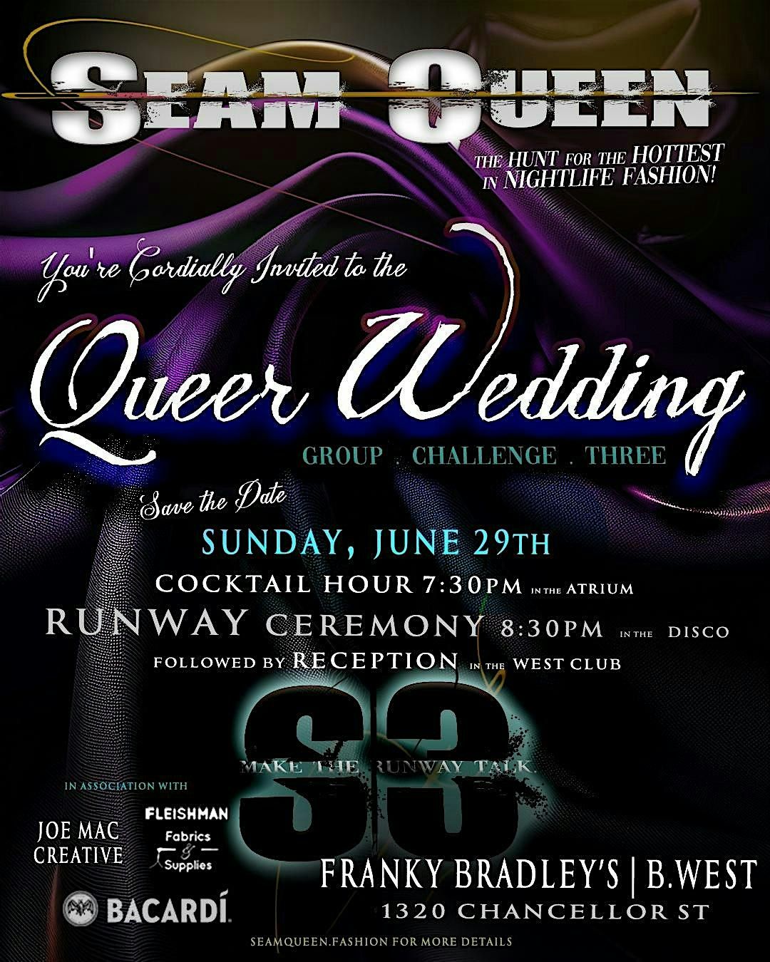 Seam Queen S3 | Runway Challenge Three: Queer Wedding, 29 June | Event in Philadelphia | AllEvents