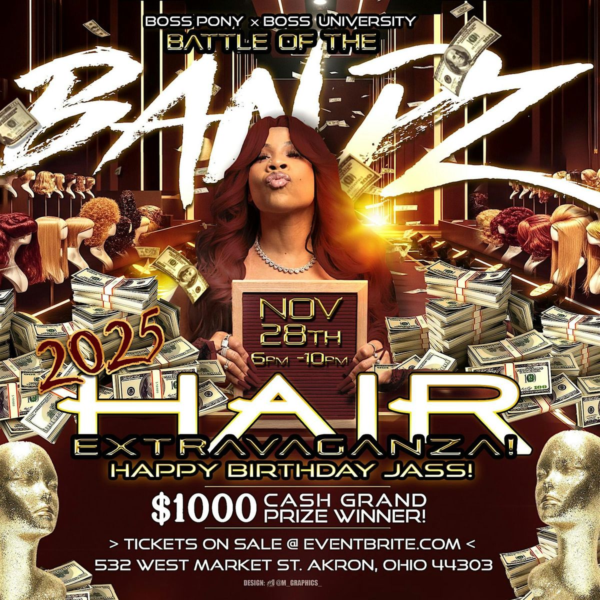 Battle of the Bandz Hair extravaganza! 2025, 28 November | Event in Akron | AllEvents