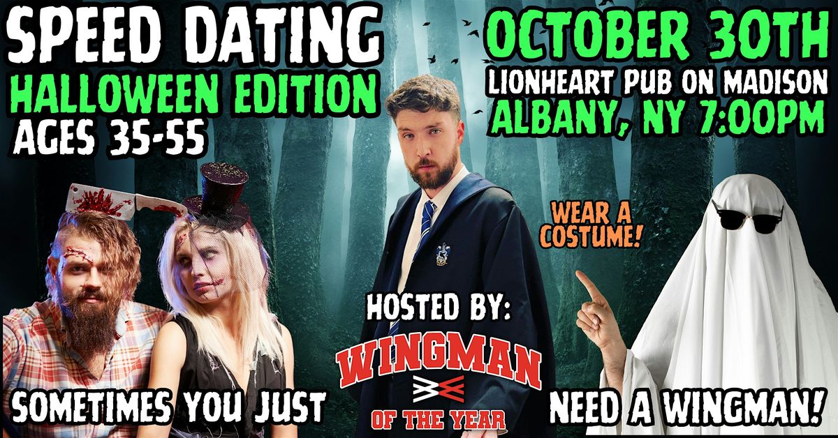 Speed Dating With Wingman Of The Year: Albany, NY [Halloween Edition], 30 October | Event in Albany | AllEvents