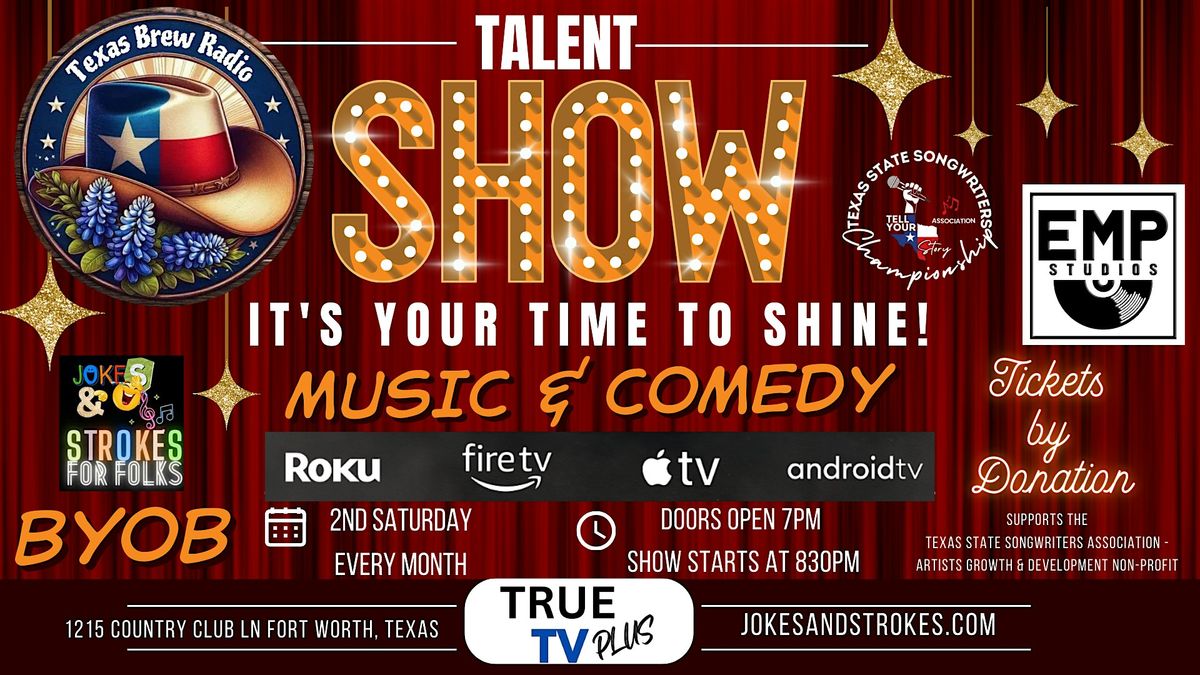 Dec 13 - Jokes & Strokes - Comedy & Music! Real, Raw Entertainment!!, 13 December | Event in Fort Worth