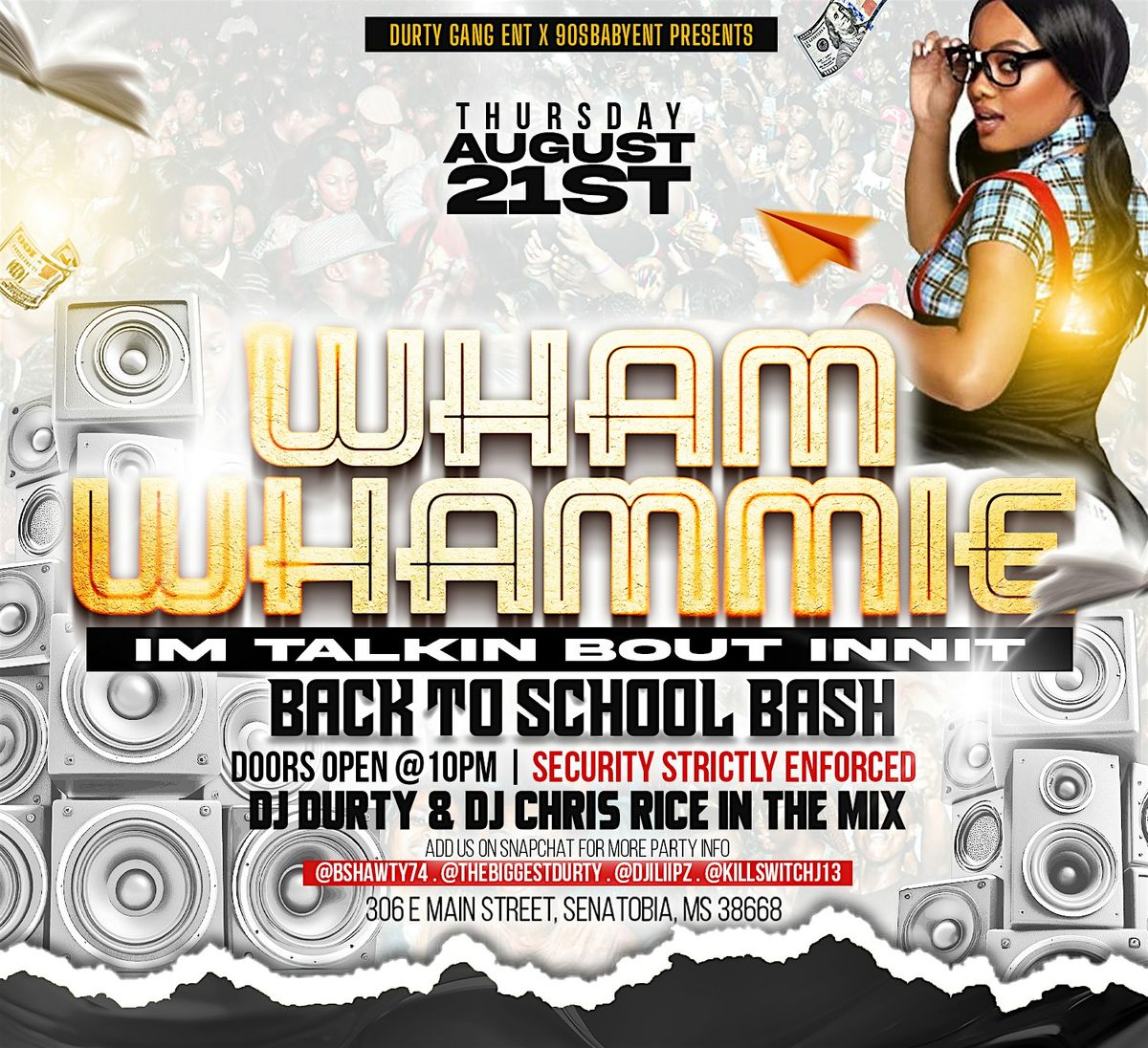 WHAM WHAMMIE (Back To School Bash), 21 August | Event in Senatobia | AllEvents