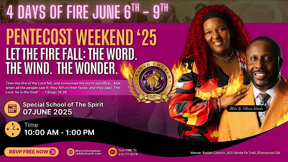 Pentecost Weekend 2025 at Radah Church | Event in Ellenwood | AllEvents