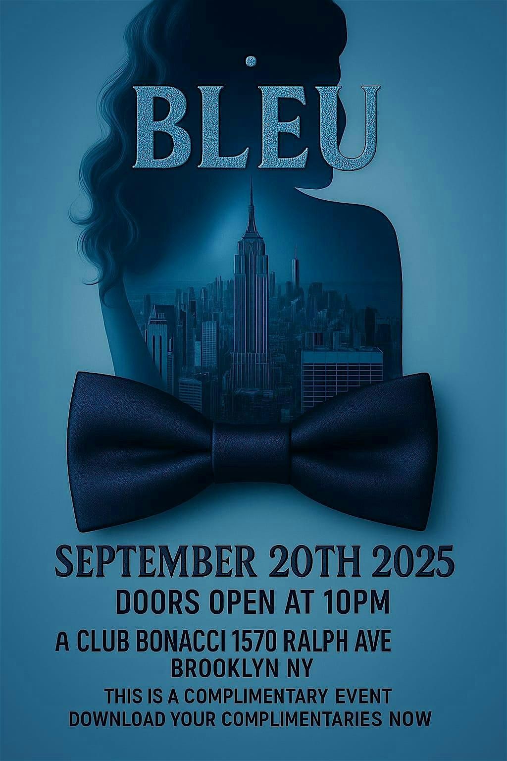BLEU, 20 September | Event in Brooklyn | AllEvents