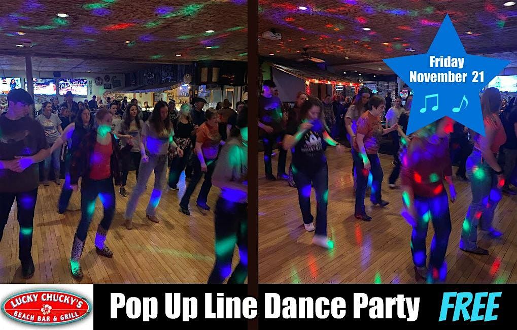 Pop Up Line Dance Party / Lucky Chuckys / Oconomowoc /  FREE, 21 November | Event in Oconomowoc | AllEvents