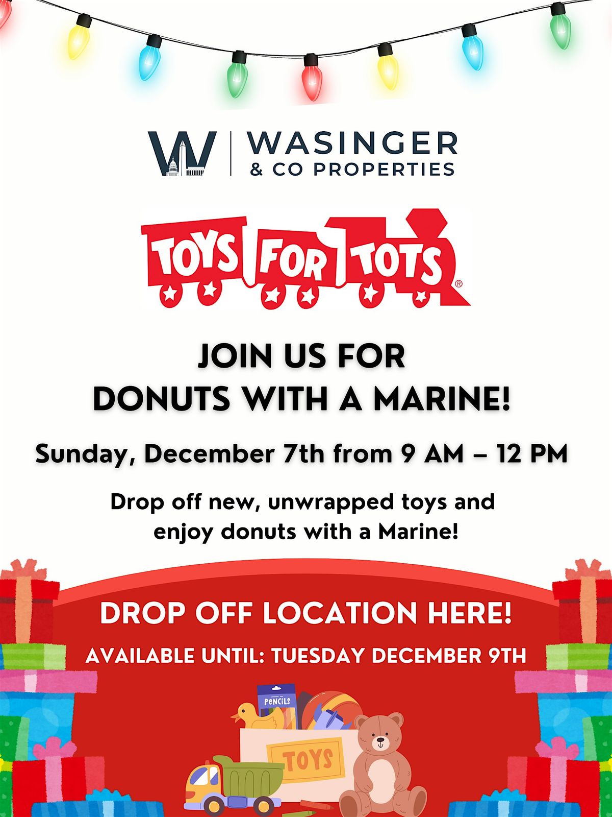 Toys For Tots Donation & Donuts with a Marine, 7 December | Event in Fairfax Station | AllEvents