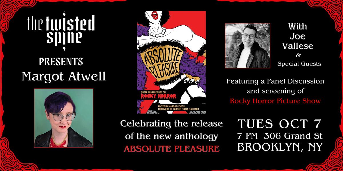 ABSOLUTE PLEASURE with Margot Atwell & Joe Vallese, 7 October | Event in Brooklyn | AllEvents