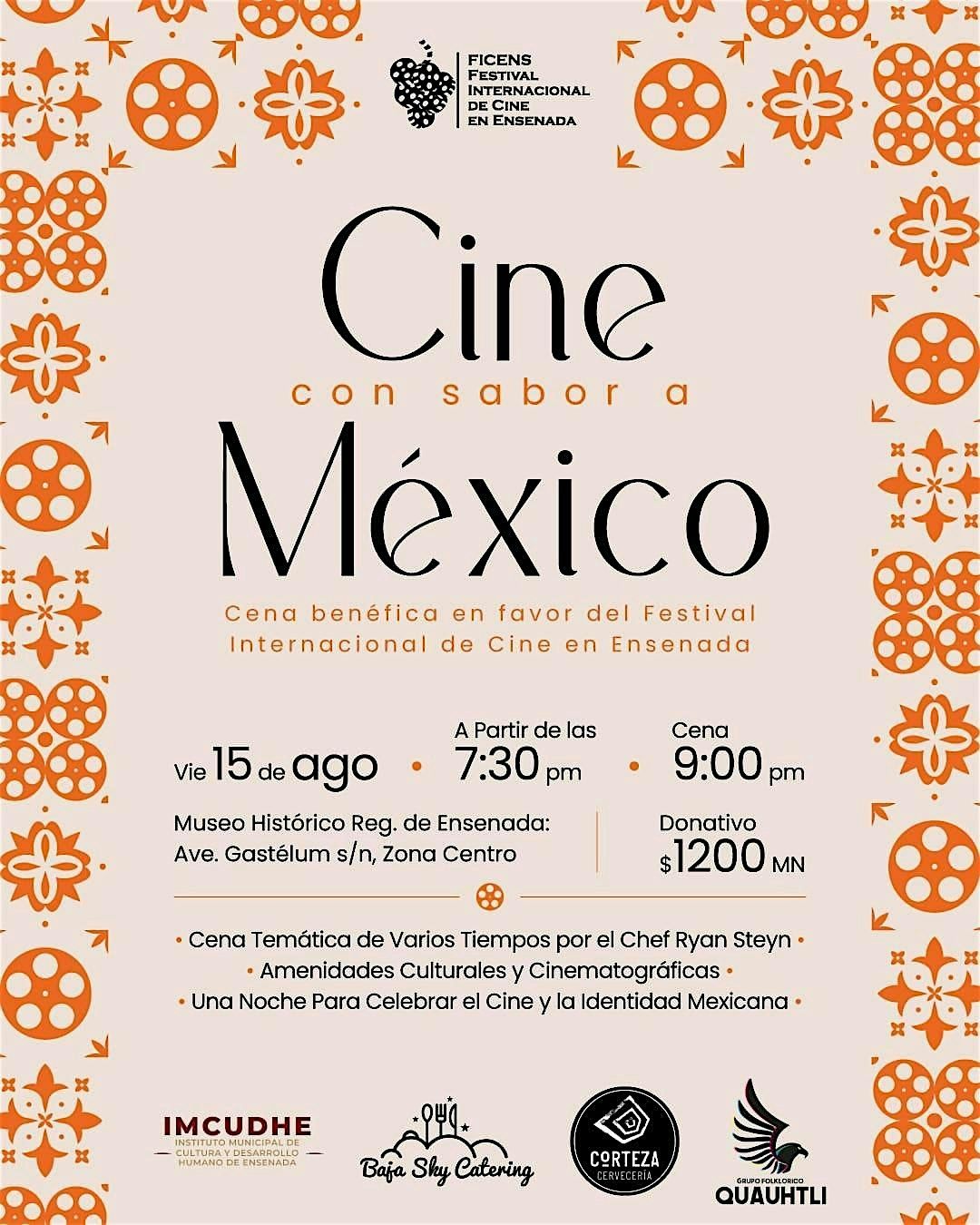 Cine con sabor a México by FICENS, 15 August | Event in Ensenada | AllEvents