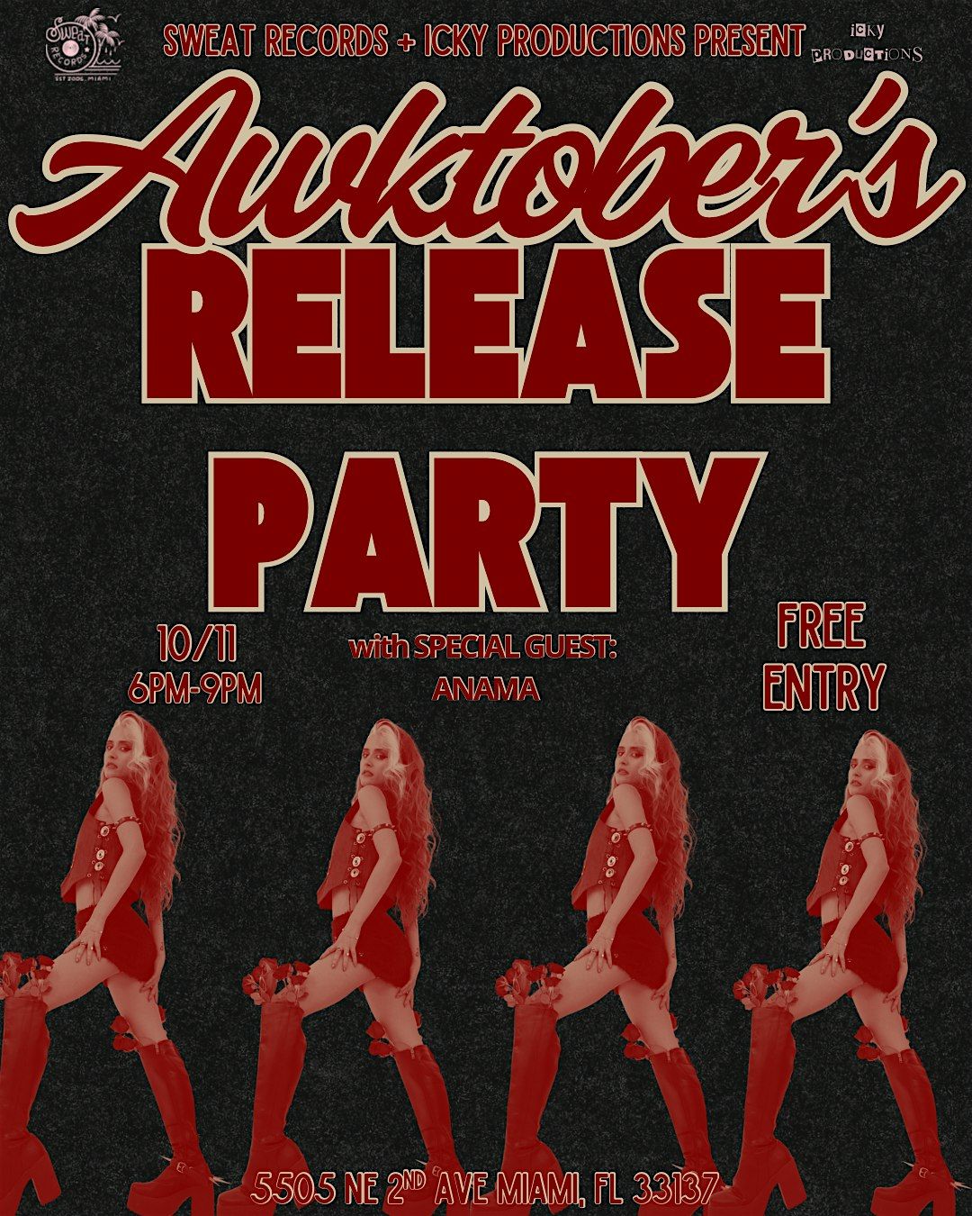 AWKTOBER EP RELEASE, 11 October | Event in Miami | AllEvents