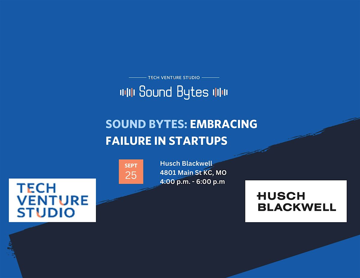 Embracing Failure in Startups, 25 September | Event in Kansas City | AllEvents