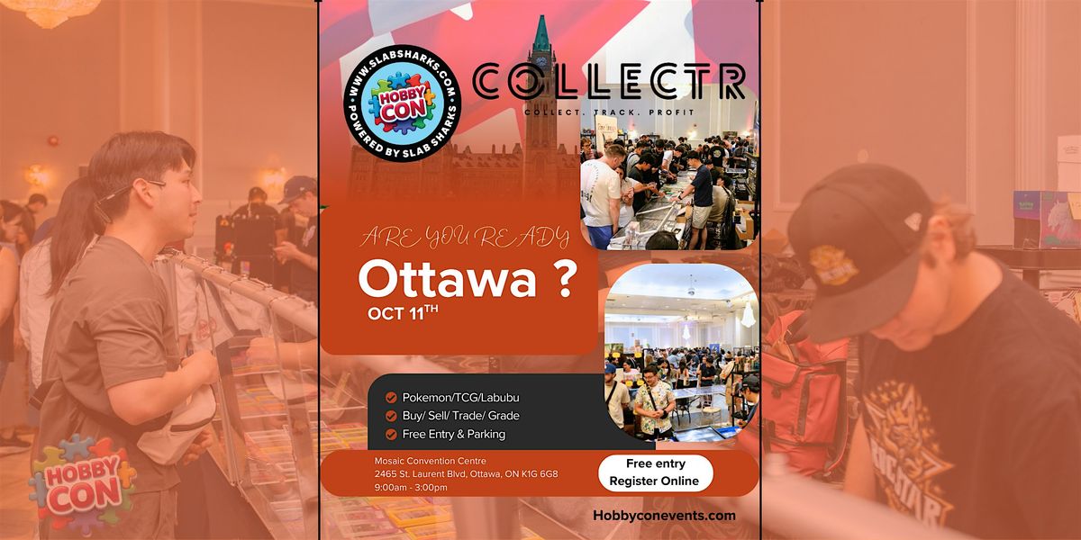 Hobbycon Ottawa – Free Pokémon & TCG Show | Oct 11  2025, 11 October | Event in Ottawa | AllEvents