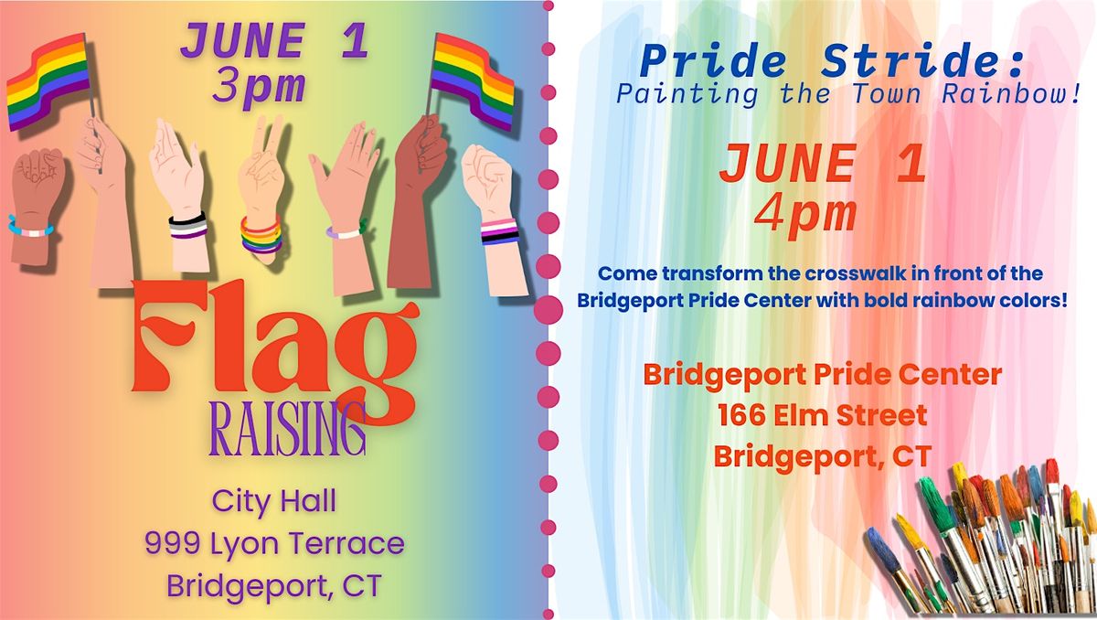 Annual Pride flag raising & Pride stride, 1 June | Event in Bridgeport | AllEvents