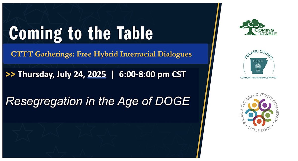 Resegregation in the Age of DOGE | Event in Little Rock | AllEvents