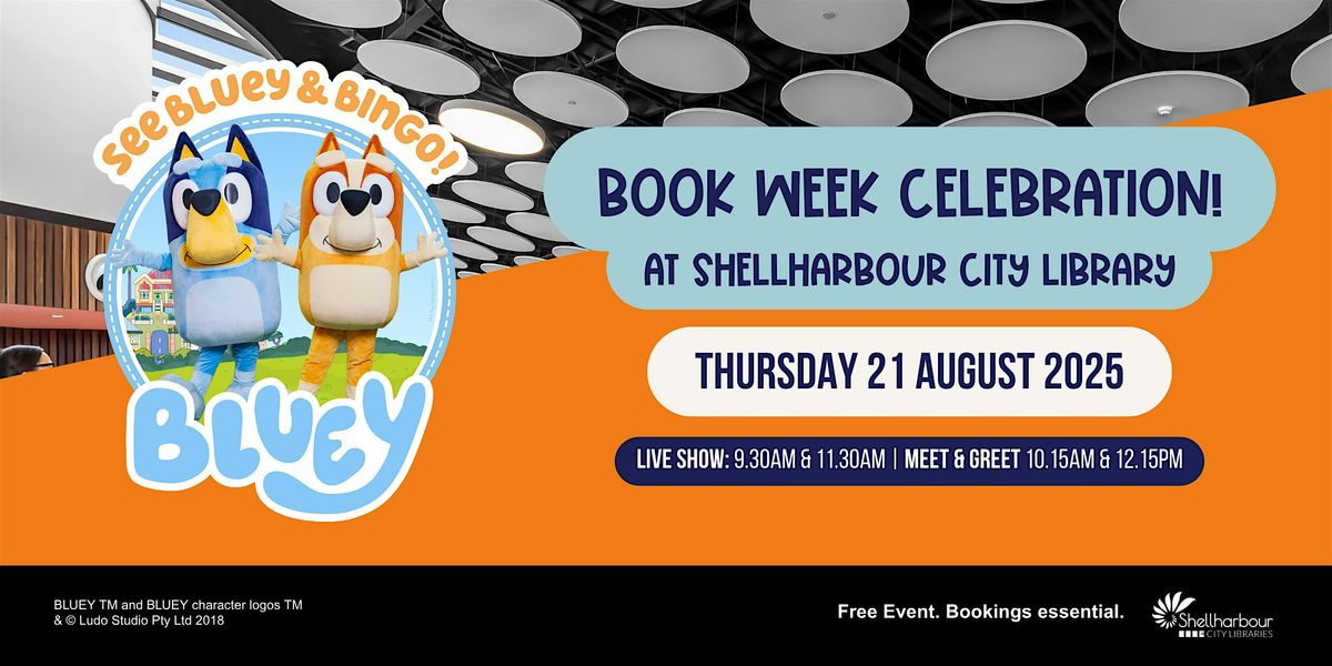 Book Week Celebration featuring Bluey Live Experience!, 21 August | Event in Shellharbour City Centre | AllEvents