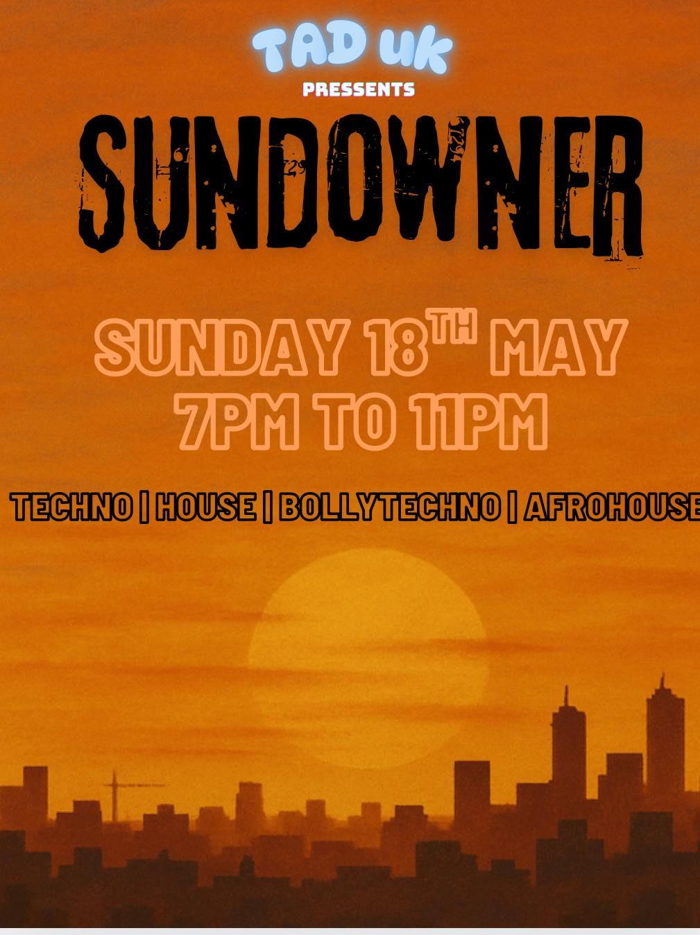 Sundowner  2025 + Backroom after party , 18 May | Event in Leeds | AllEvents