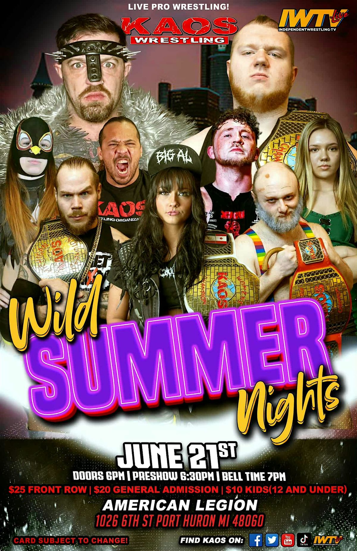 Wild Summer Nights, 21 June | Event in Port Huron | AllEvents