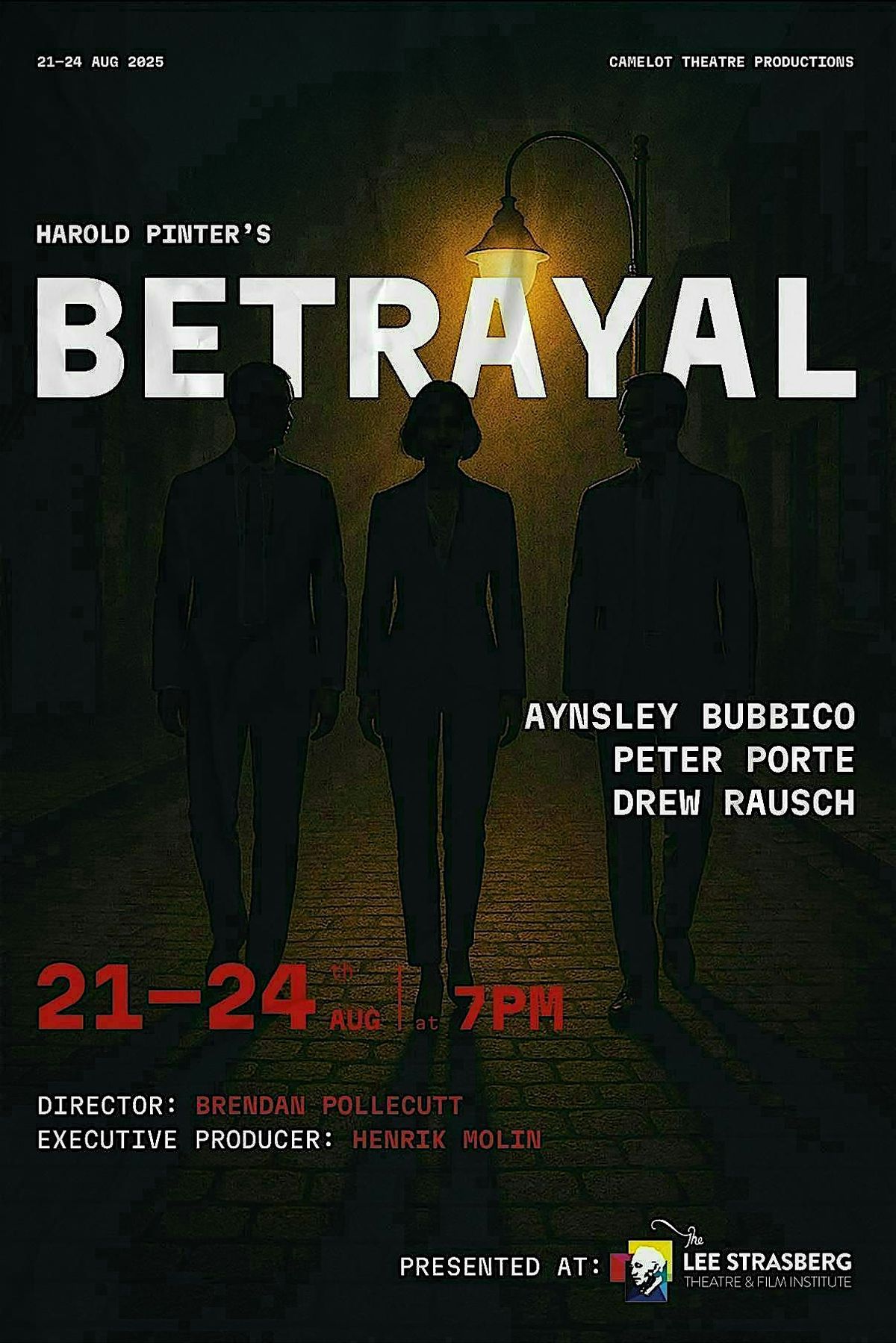 BETRAYAL by Harold Pinter — A Reimagined Theatrical Experience, 21 August | Event in West Hollywood | AllEvents