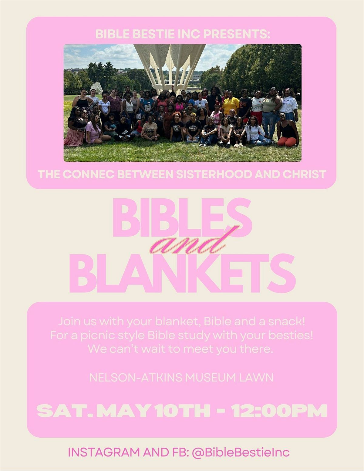 Bible Bestie Inc: Bibles & Blankets 2, 19 July | Event in Kansas City | AllEvents
