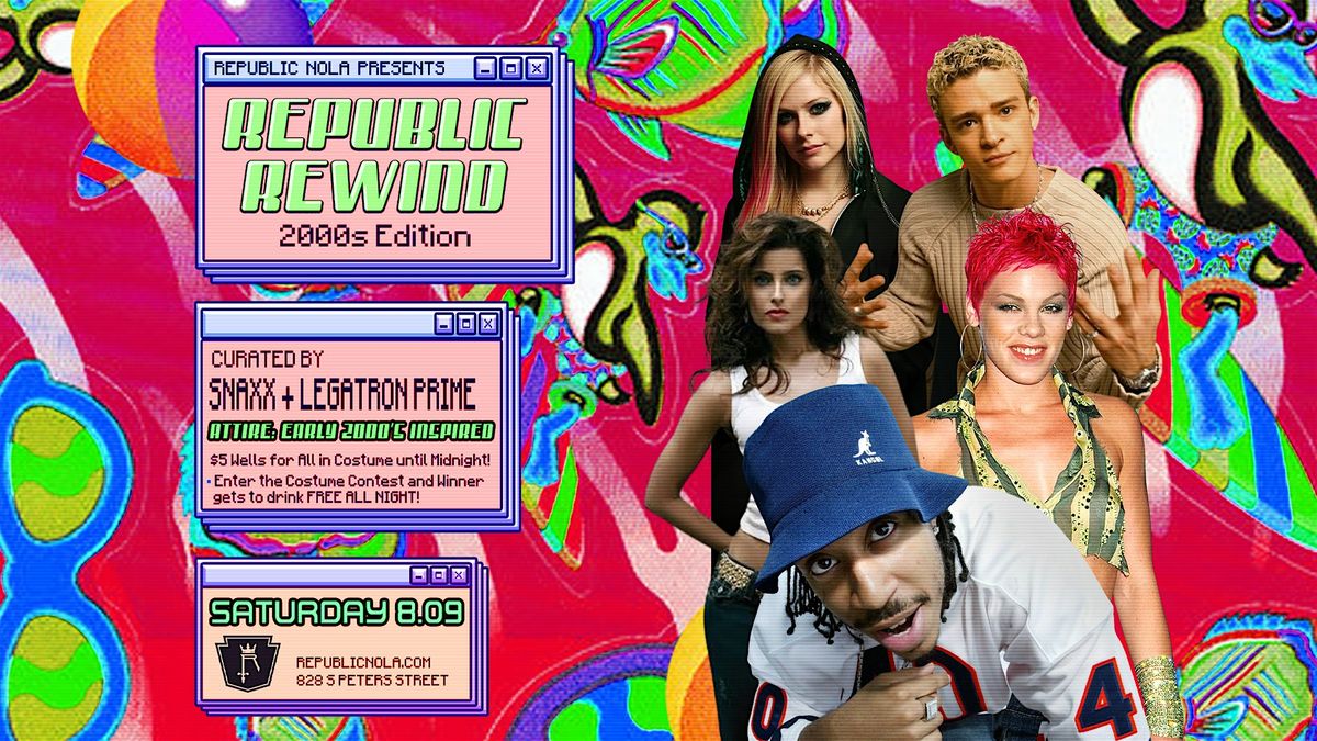 Rewind: 2000's Edition, 9 August | Event in New Orleans | AllEvents
