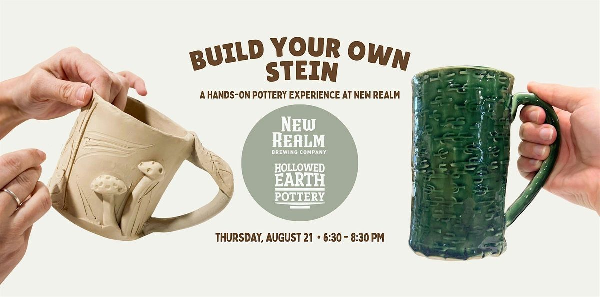 Design a Stein with Hollowed Earth Pottery, 14 August | Event in Greenville | AllEvents