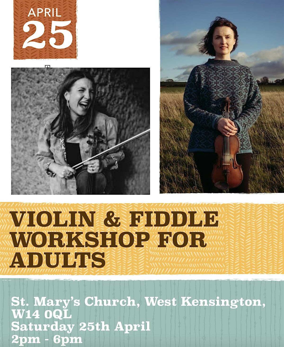 Fiddle & VIolin Workshop with Jenna Reid and Rachel Cooper, 25 April | Event in London | AllEvents