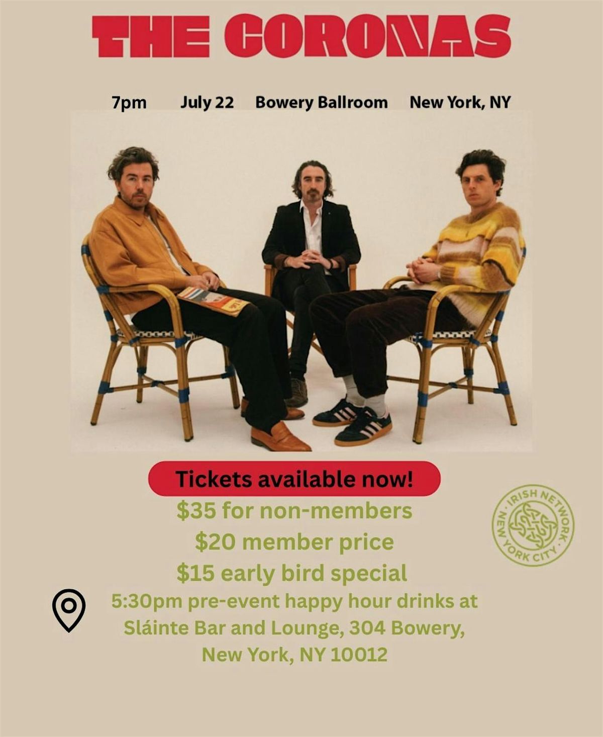 INNYC is going to the Coronas! | Event in New York | AllEvents