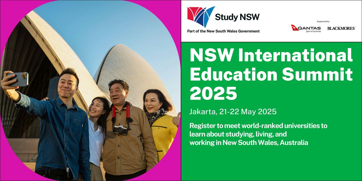 NSW International Education Summit 2025 (Showcase), 21 May | Event in Kec. Menteng | AllEvents