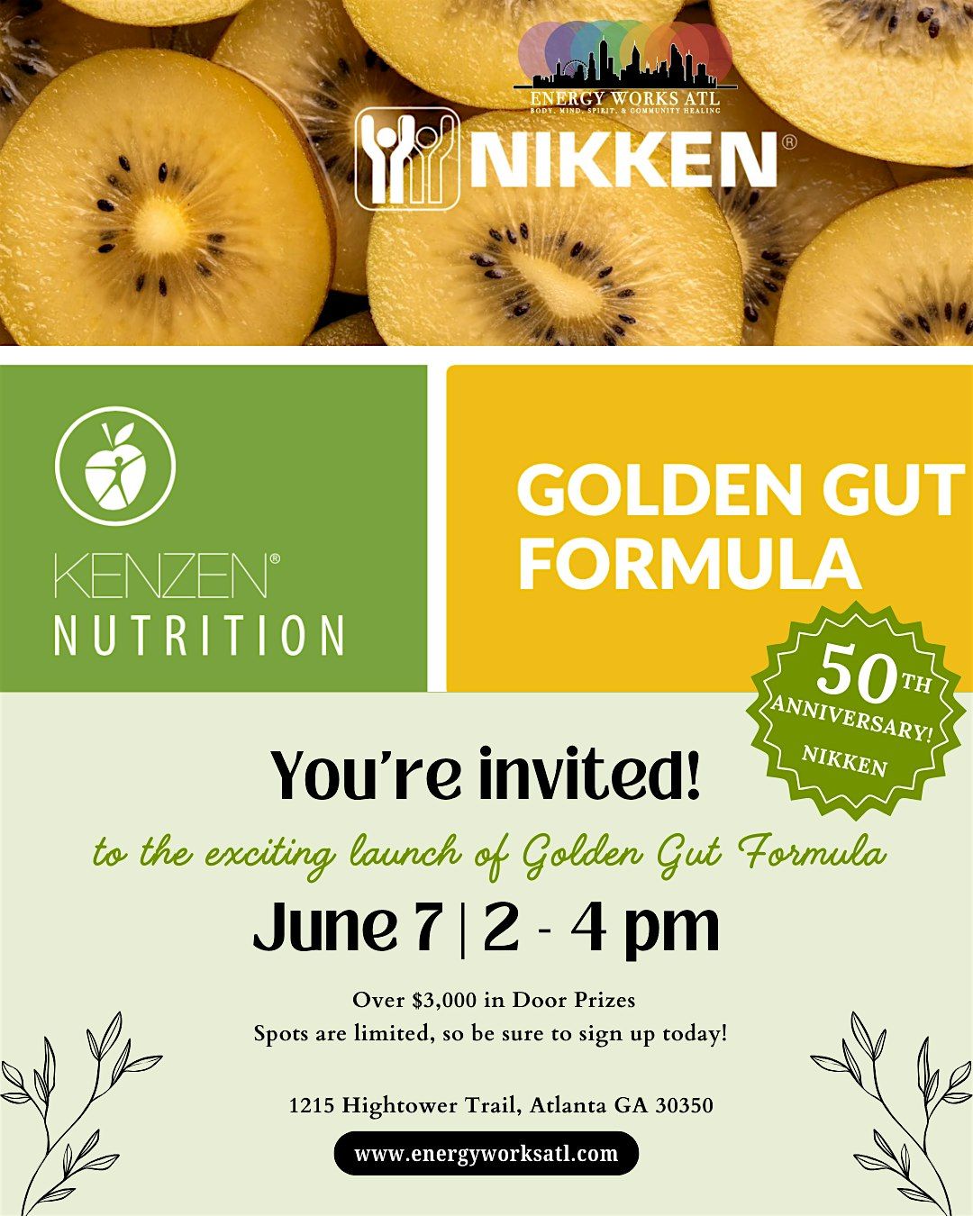 Join Us for a Golden Celebration of Wellness!, 7 June | Event in Atlanta | AllEvents