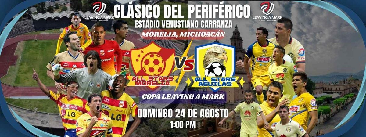 ALL STARS MORELIA VS ALL STARS AGUILAS, 24 August | Event in Morelia | AllEvents