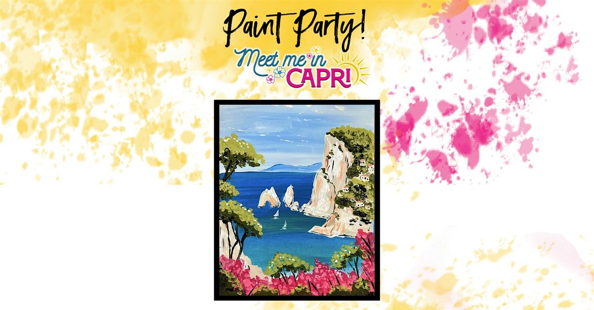 Meet Me in Capri Paint Party, 21 August | Event in Bee Cave | AllEvents