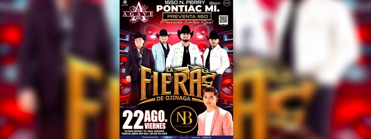LA FIERA DE OJINAGA, NETO BERNAL , 22 August | Event in Pontiac | AllEvents