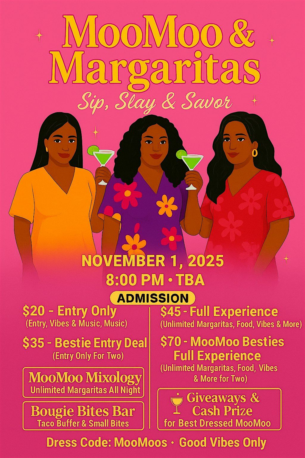 Puff Haus Presents Moo Moos & Margaritas, 1 November | Event in Tallahassee | AllEvents