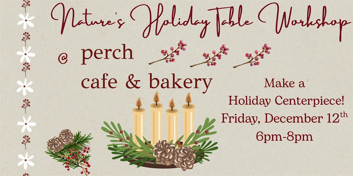 Inviting Nature to the Holiday Table-  a Centerpiece Workshop, 16 December | Event in Waldoboro | AllEvents