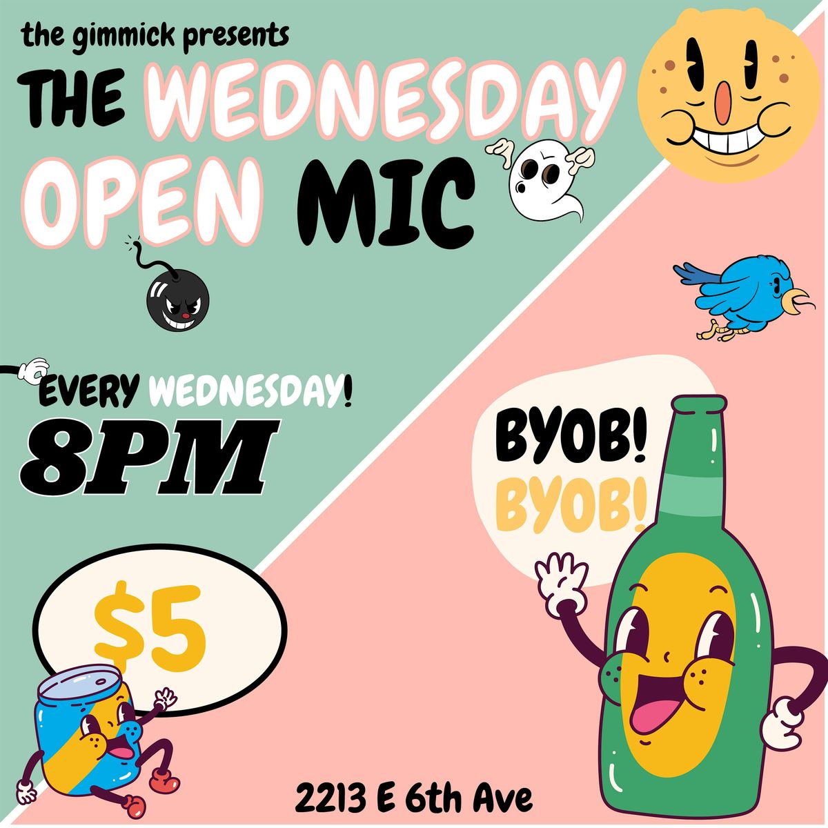 WEDNESDAY COMEDY OPEN MIC @ THE GIMMICK | Event in Tampa | AllEvents