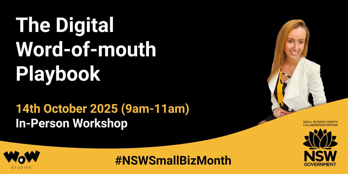 The Digital Word-of-Mouth Playbook (Brand Power Sessions), 14 October | Event in Smeaton Grange | AllEvents