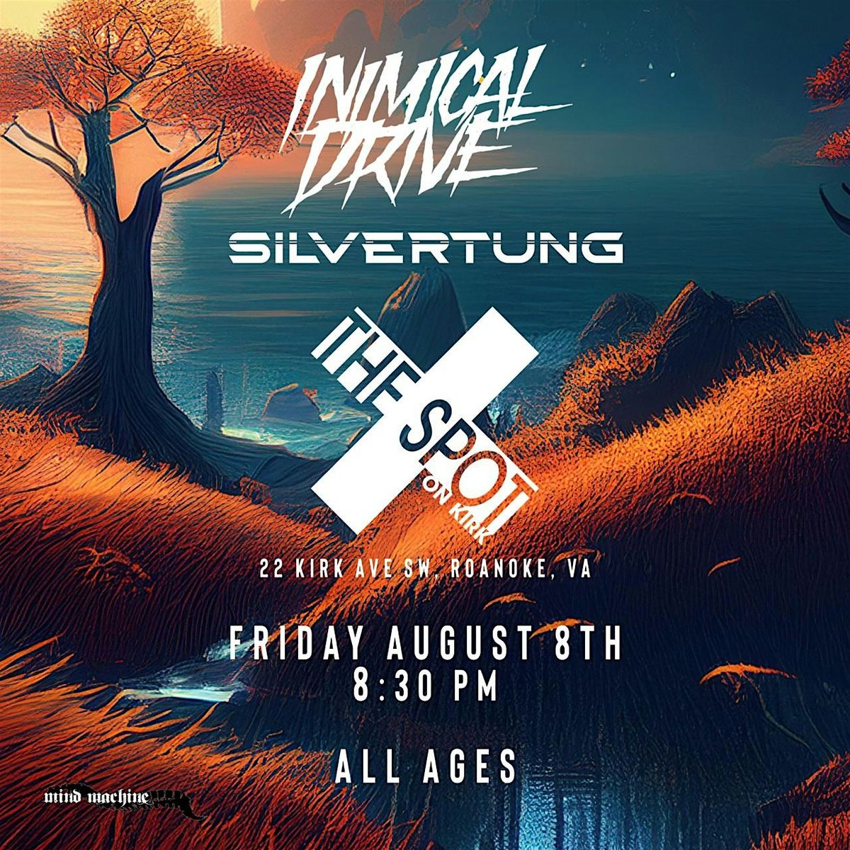 Maiden & Crow Tattoo Presents: Inimical Drive and Silvertung | Event in Roanoke | AllEvents