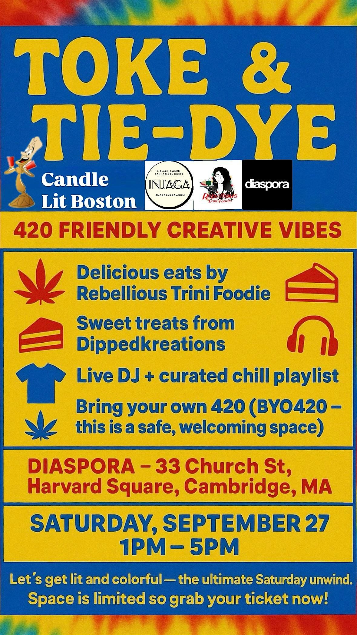 Toke & Tie-Dye, 27 September | Event in Cambridge | AllEvents
