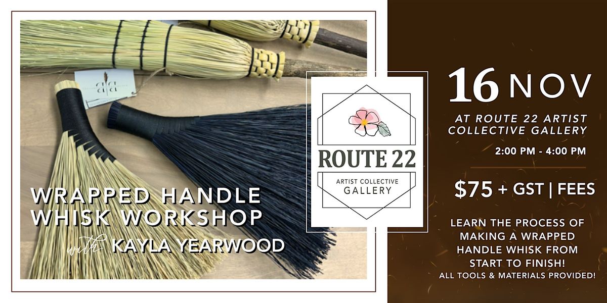 Wrapped Handle Whisk Broom Workshop!, 16 November | Event in Cochrane | AllEvents