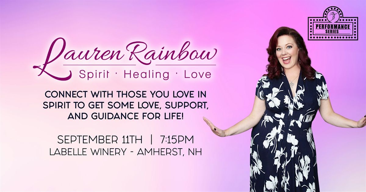 Medium Lauren Rainbow: Live Onstage at LaBelle Winery Amherst, 11 September | Event in Amherst | AllEvents