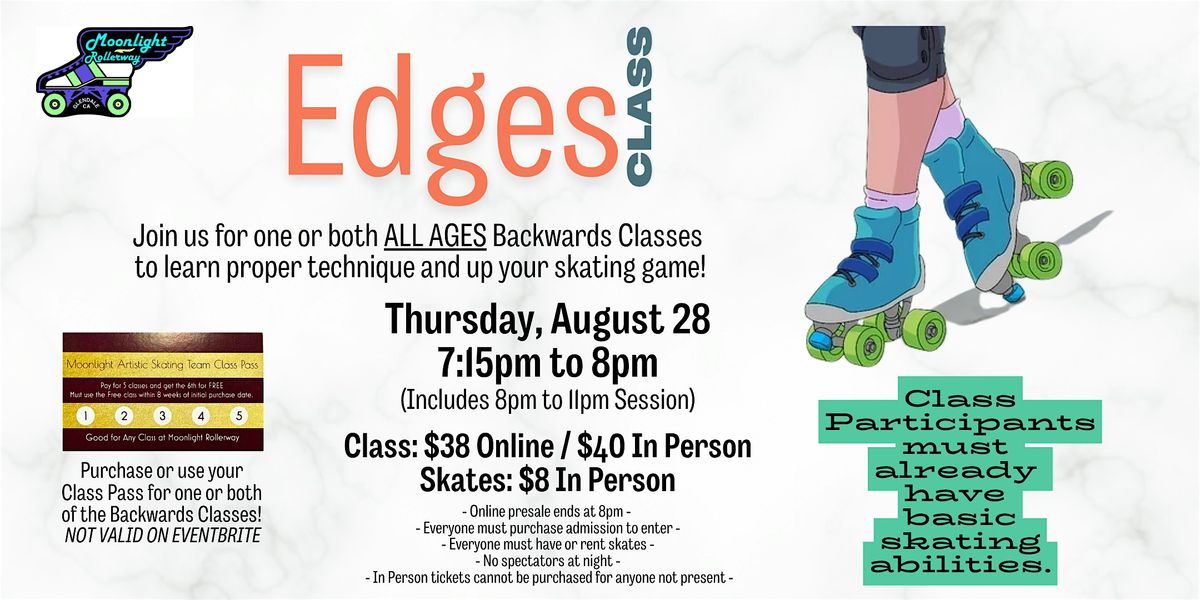 Edges Skating Class - Must know how to skate, 28 August | Event in Glendale | AllEvents