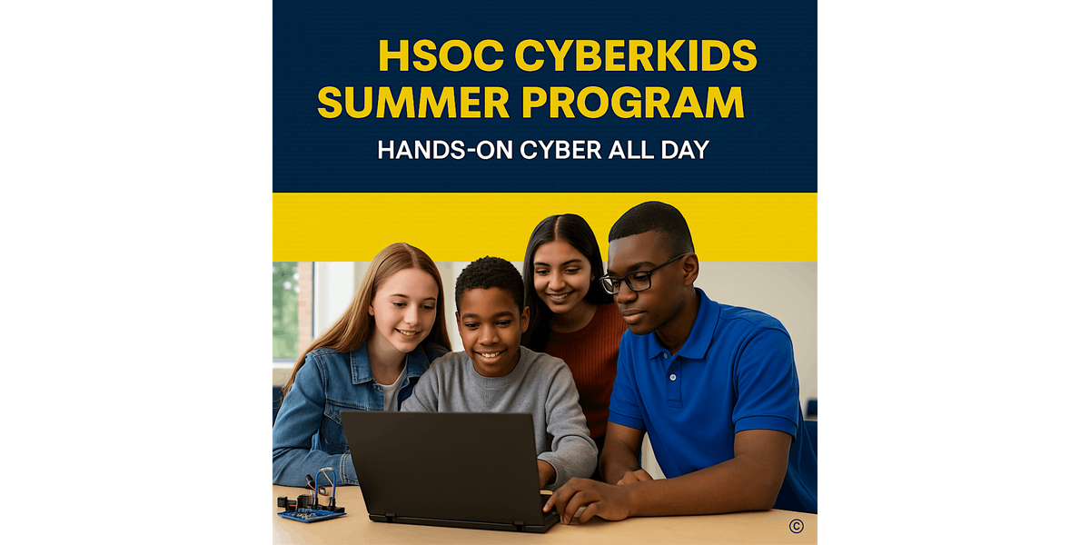 HSOC CyberKids Summer Program: Hands-On Cyber All Day, 30 June | Event in Stafford | AllEvents
