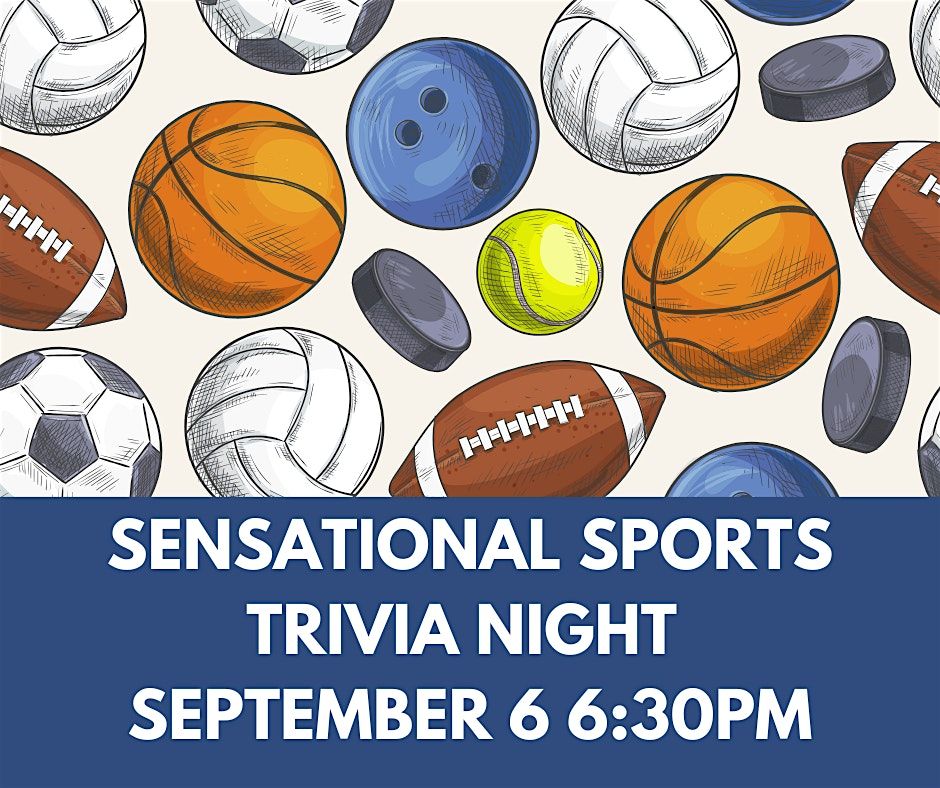 Sensational Sports Trivia Night, 6 September | Event in Alexandria | AllEvents